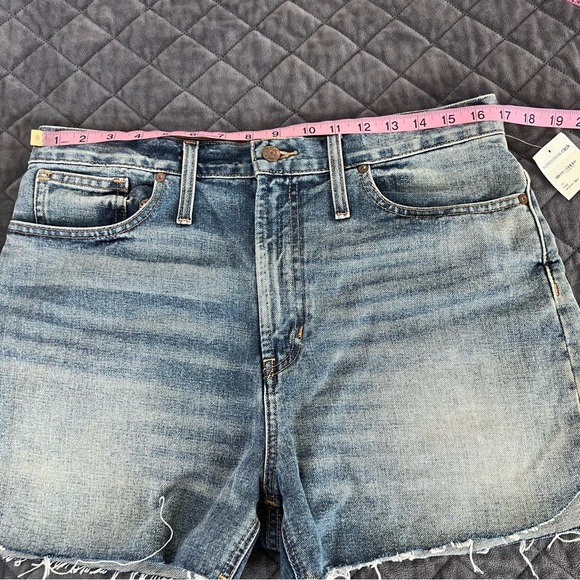 Madewell The Perfect Jean Short Women’s 30 Tulip Hem Denim High Rise Cut Off B4 - Picture 6 of 11